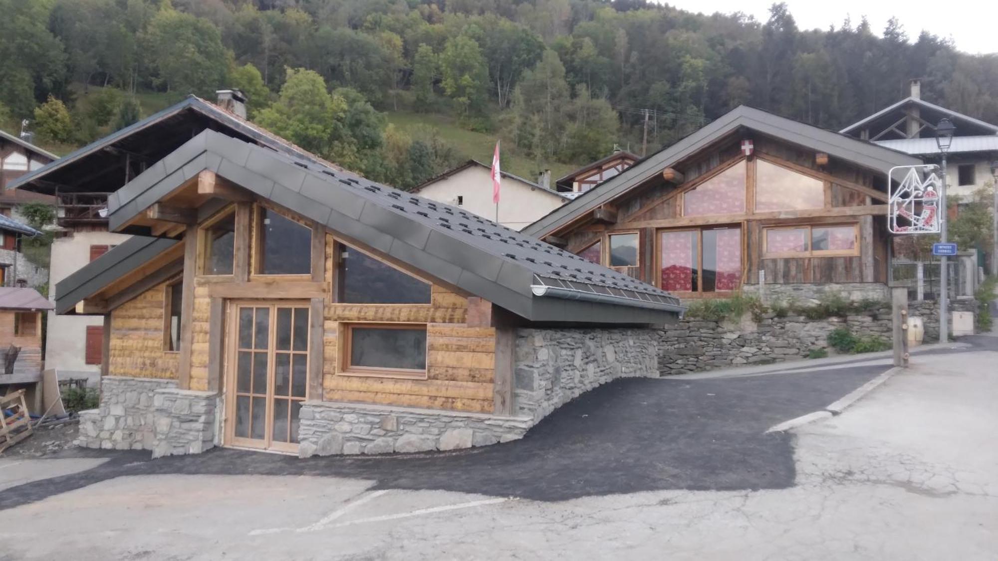 Chalet Balneo Billard La Plagne Savoie Vue Top Экстерьер фото