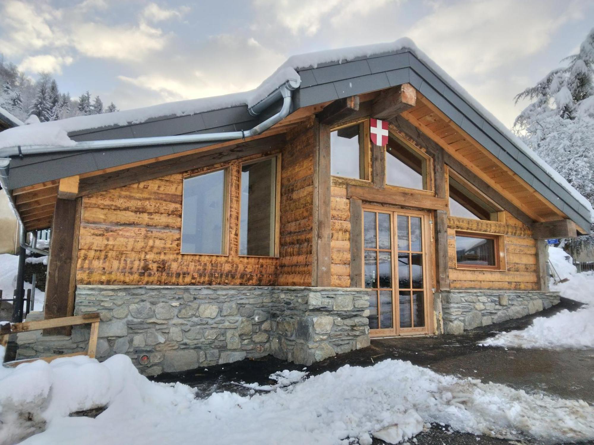 Chalet Balneo Billard La Plagne Savoie Vue Top Экстерьер фото