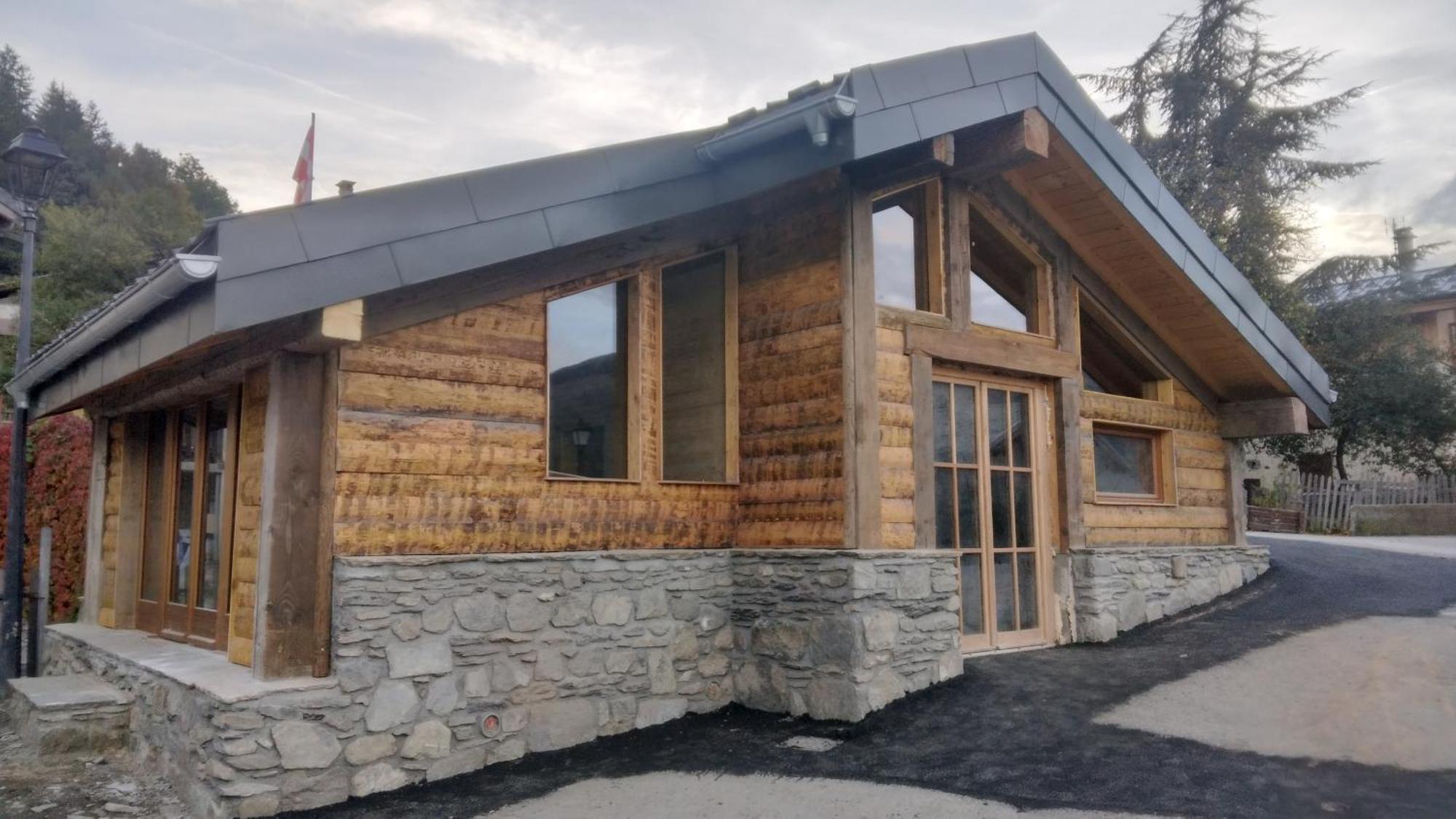 Chalet Balneo Billard La Plagne Savoie Vue Top Экстерьер фото