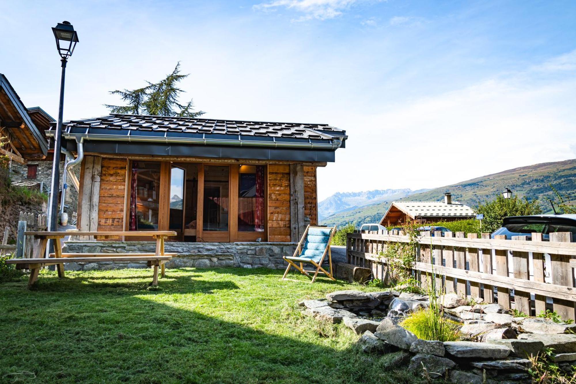 Chalet Balneo Billard La Plagne Savoie Vue Top Экстерьер фото