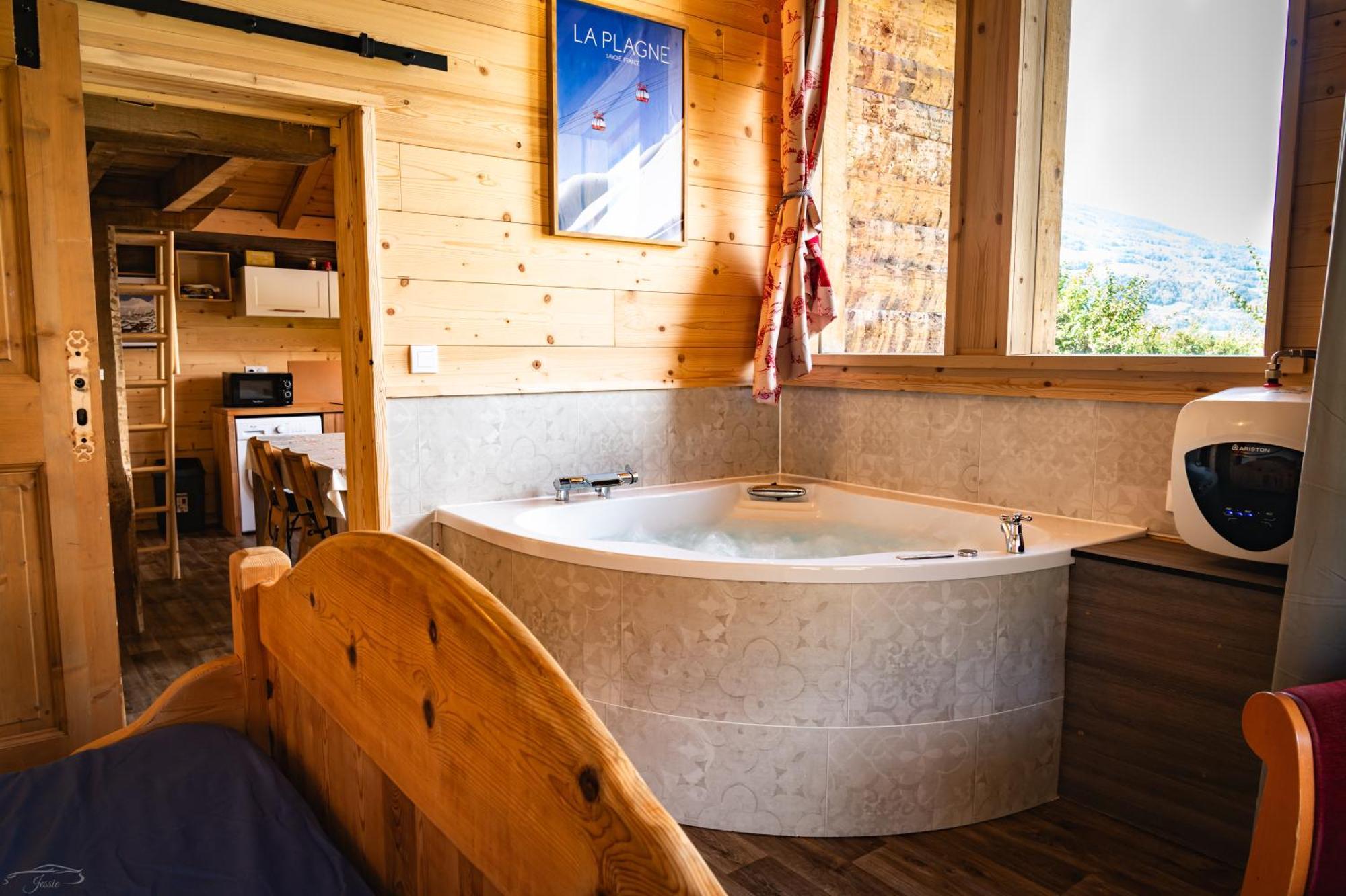Chalet Balneo Billard La Plagne Savoie Vue Top Экстерьер фото