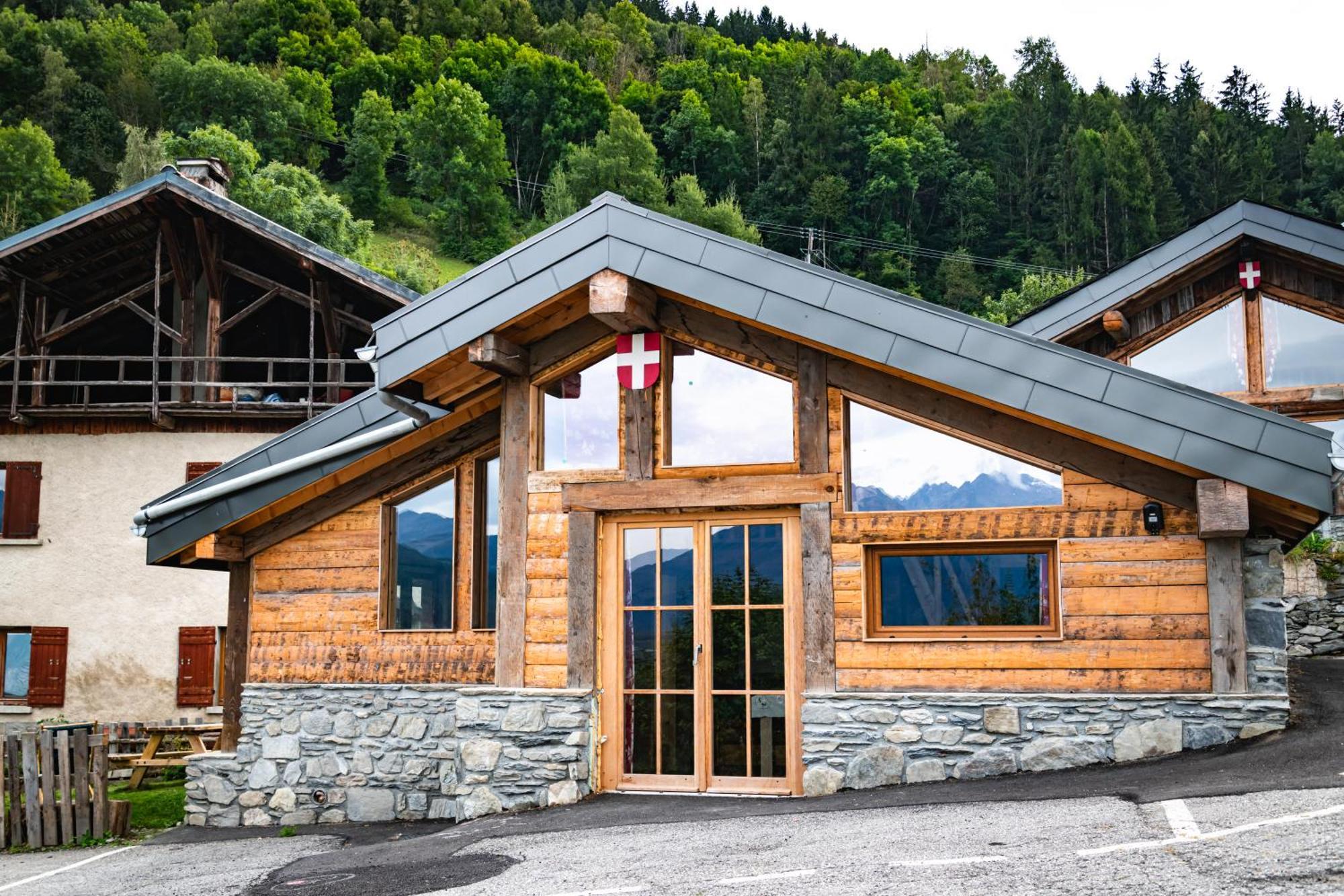 Chalet Balneo Billard La Plagne Savoie Vue Top Экстерьер фото