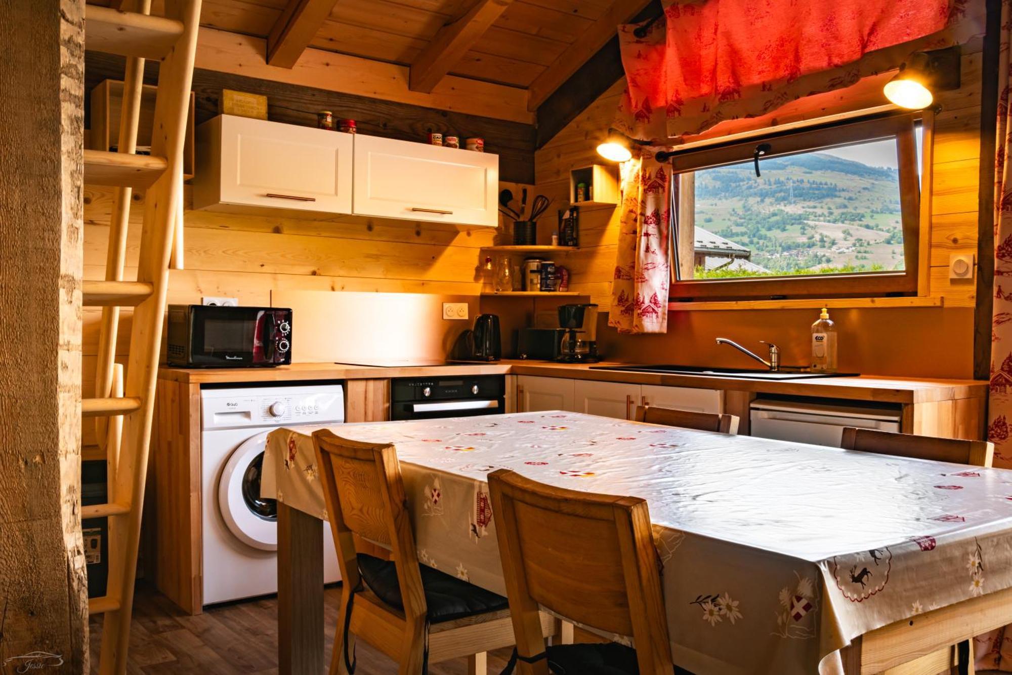 Chalet Balneo Billard La Plagne Savoie Vue Top Экстерьер фото